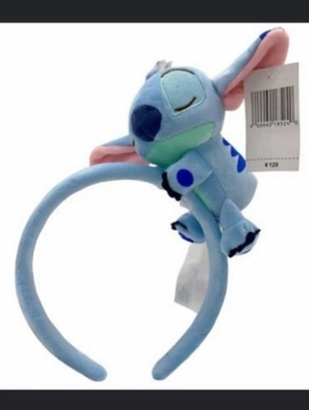 Disney Stitch Sleeping Plush Headband Character Headband